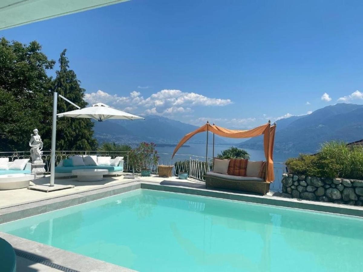 Luxusvilla Pool Panorma Privatspaehre Ruhe Brissago Εξωτερικό φωτογραφία