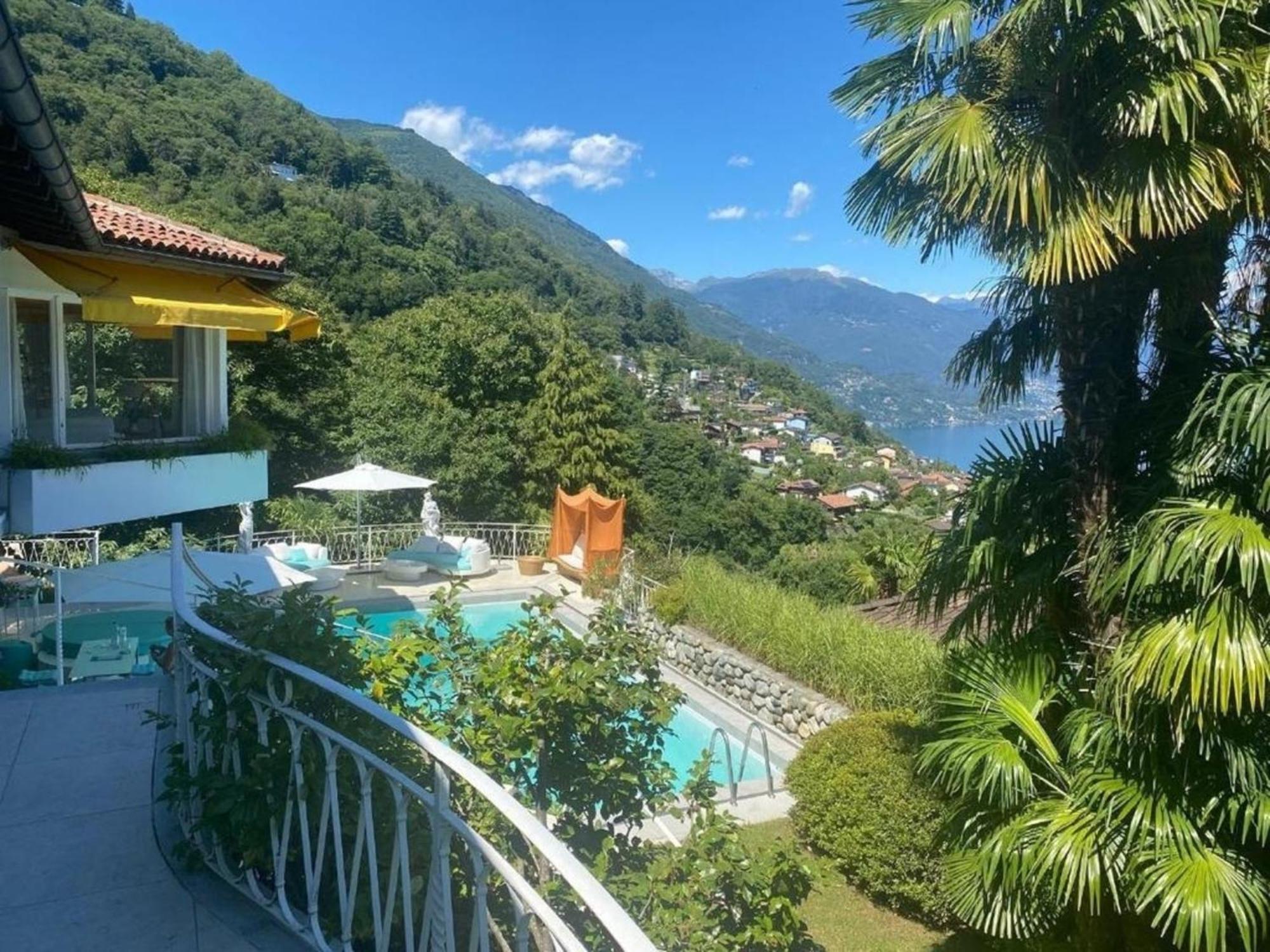 Luxusvilla Pool Panorma Privatspaehre Ruhe Brissago Εξωτερικό φωτογραφία